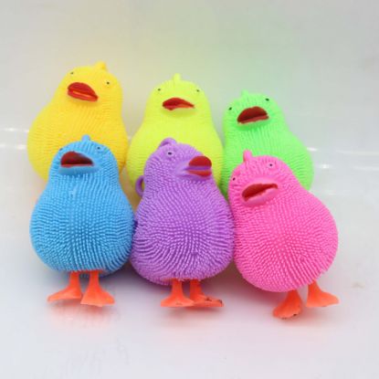 Picture of Luminous fluffy ball Duckling Glitter elastic ball Knead