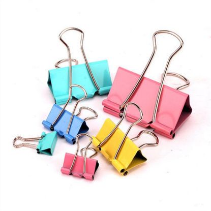 Picture of Hot selling color long tail clip metal bill clip