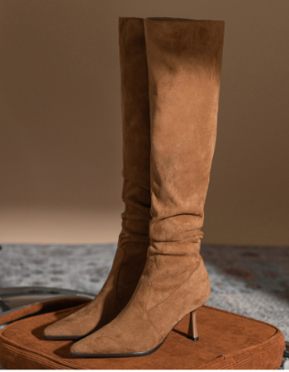 Picture of High tube suede high heels