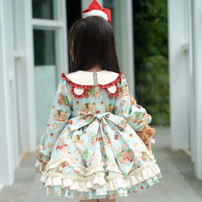 Picture of Girls Christmas Princess Lolita dress