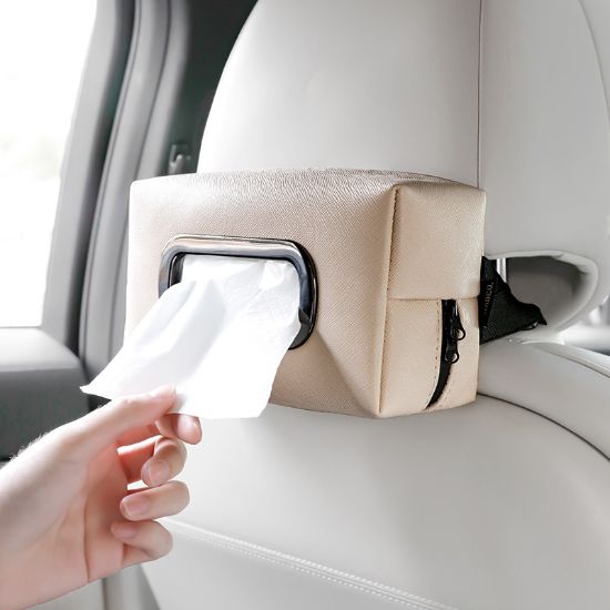 Picture of Car tissue box multifunctional interior decoration creation