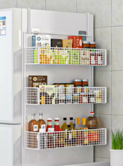 Picture of Refrigerator shelf side shelf shelf kitchen supplies multi-layer fresh-keeping film seasoning multi-functional side wall shelf