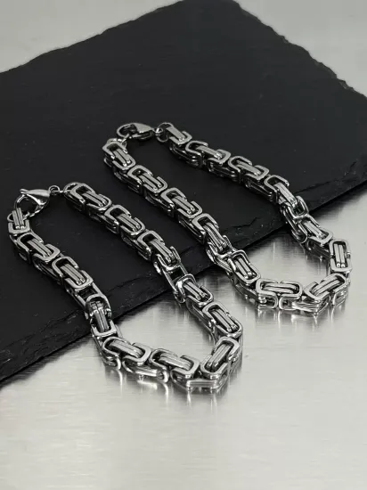 Picture of European and American domineering emperor chain titanium steel bracelet