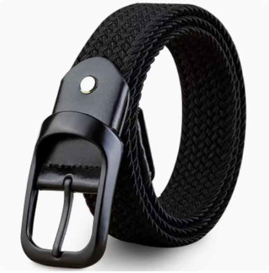 Picture of Men's elastic elastic belt overalls belt leisure trend young outdoor sports canvas belt weaving