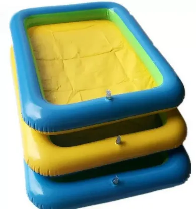 Picture of Children set up a stall inflatable space sand table