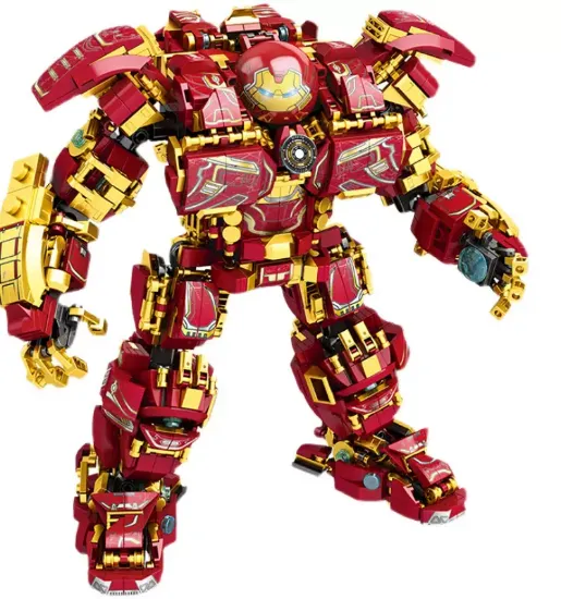 Picture of Anti-Hulk Iron Man Mecha Transforming Machine Building Blocks Armor Boy Puzzle Assemble